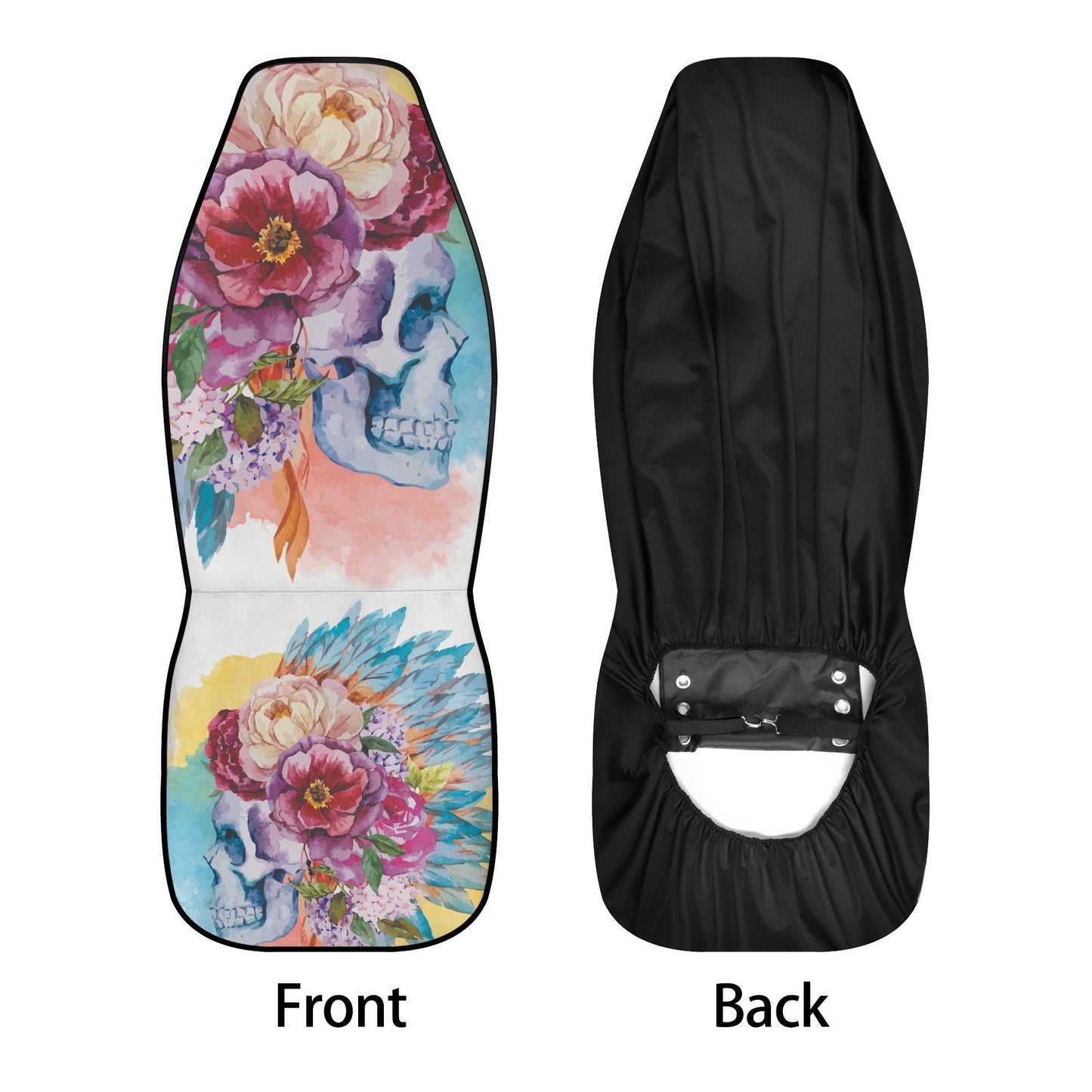 Skull Car Seat Cover car mat Halloween death seat cover mat ghost car seat protector cover Death skull mat skeleton car mat seat protector