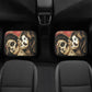Girl Sugar skull Car Seat Covers car mat flower skull car seat protector Mexican skull girls car mat candy skull car accessories seat cover