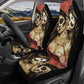 Girl Sugar skull Car Seat Covers car mat flower skull car seat protector Mexican skull girls car mat candy skull car accessories seat cover