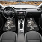 Floral skull car seat cover car mat, candy skull Seat Covers mat for car, skull seat cover rug mat for car, flower skull car seat cover mats