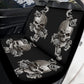 Floral skull car seat cover car mat, candy skull Seat Covers mat for car, skull seat cover rug mat for car, flower skull car seat cover mats