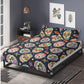 4pcs candy skull bedding duvet cover set, dia de los muertos skull bedding set, Mexican calaveras floral skull duvet cover pillow covers