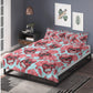 4pcs candy skull bedding set, skull duvet cover set, dia de los muertos skull bedding set, Mexican floral skull duvet cover pillow covers