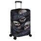 No see no hear no speak evil skull luggage covers, skull suitcase covers, Horror grim reaper gothic skull luggage suitcase covers protector