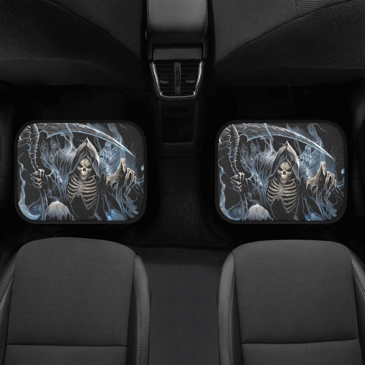 Grim reaper Skull Car Seat Cover car mat Halloween death seat cover mat ghost car seat protector skull mat skeleton car mat seat protector