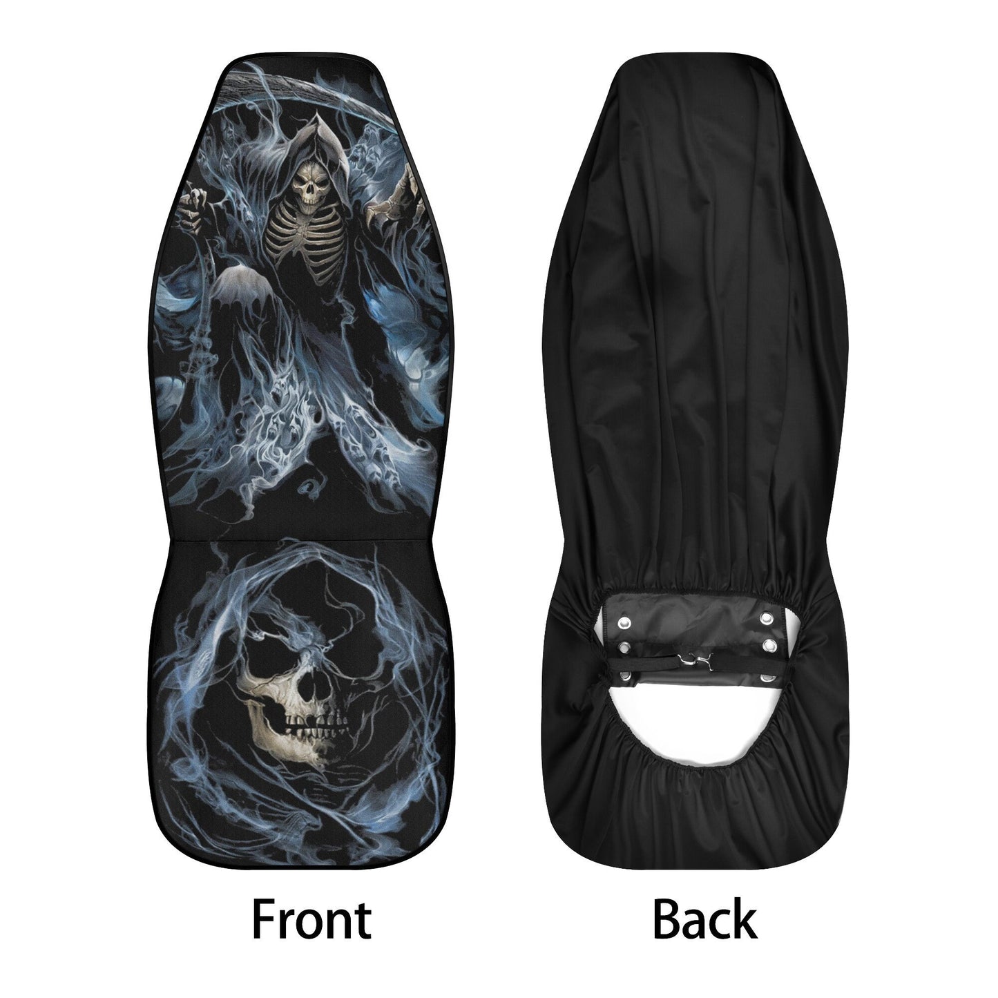 Grim reaper Skull Car Seat Cover car mat Halloween death seat cover mat ghost car seat protector skull mat skeleton car mat seat protector