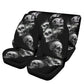 Gothic Skulls Car Seat Cover car mat Skeleton death seat cover mat Flaming skull car seat protector skull mat skeleton car mat seat tool