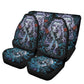 Candy skull girl Car Seat Covers car mat flower skull car seat protector Dia de los muertos girls car mat candy skull car seat cover mats