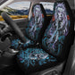 Candy skull girl Car Seat Covers car mat flower skull car seat protector Dia de los muertos girls car mat candy skull car seat cover mats
