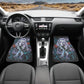 Candy skull girl Car Seat Covers car mat flower skull car seat protector Dia de los muertos girls car mat candy skull car seat cover mats