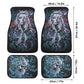Candy skull girl Car Seat Covers car mat flower skull car seat protector Dia de los muertos girls car mat candy skull car seat cover mats