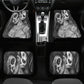 Sugar skull girl Car Seat Covers car mat Candy skull car seat protector Day of the dead girls car mat floral rose skull car seat cover mats