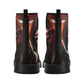 Reaper flaming skull boots for men women, Horror punisher skull gothic women boots skeleton boots, Skeleton fire skulls leather boots shoes