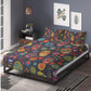 4pcs sugar skull bedding set, candy skull duvet cover set, day of the dead skull bedding set Halloween gothic skull duvet cover pillow cover