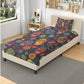 4pcs sugar skull bedding set, candy skull duvet cover set, day of the dead skull bedding set Halloween gothic skull duvet cover pillow cover