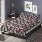 4pcs sugar skull bedding set, candy skull duvet cover set, day of the dead skull bedding set Halloween gothic skull duvet cover pillow cover