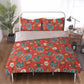 4pcs Floral sugar skull bedding duvet cover set, day of the dead skull candy skull bedding set, sugar skull duvet cover set pillow covers