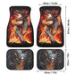 Dragon Skull Car Seat Cover car mat Halloween Gothic seat cover mat protector Grim reaper car seat skull mat skeleton car mat seat protector