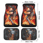 Dragon Skull Car Seat Cover car mat Halloween Gothic seat cover mat protector Grim reaper car seat skull mat skeleton car mat seat protector