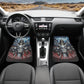 Biker Skull Car Seat Cover car mat Motorcycle skull death car seat cover, biker car seat protector skull mat skeleton car mat seat protector