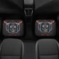 Biker Skull Car Seat Cover car mat Motorcycle skull death car seat cover, biker car seat protector skull mat skeleton car mat seat protector