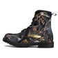 Grim reaper skull horror boots for men women shoes, Gothic skeleton boots for men, Nightmare before Christmas Spooky Halloween leather boots