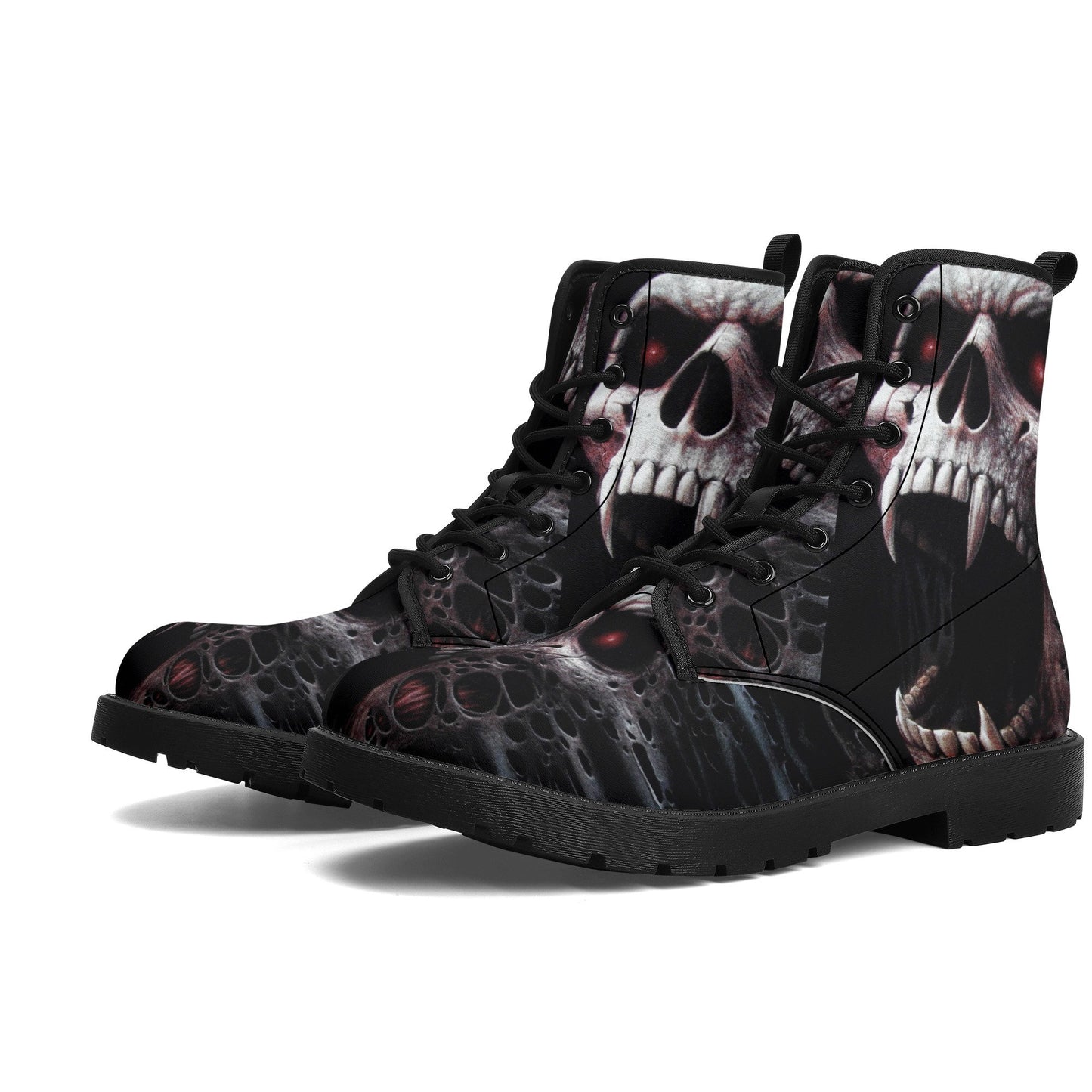 Gothic skull grim reaper boots for men women, Halloween skull gothic women boots skeleton boots, Death grim reaper leather skull boots shoes