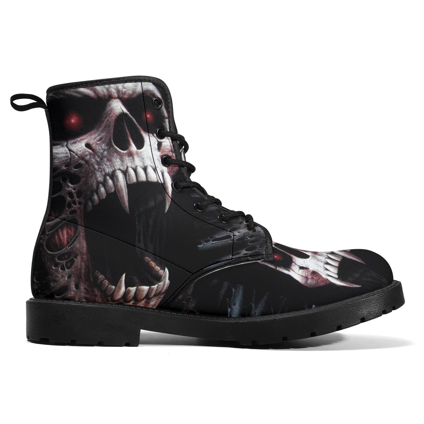 Gothic skull grim reaper boots for men women, Halloween skull gothic women boots skeleton boots, Death grim reaper leather skull boots shoes