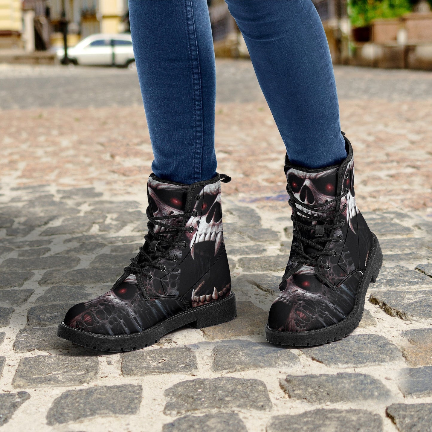 Gothic skull grim reaper boots for men women, Halloween skull gothic women boots skeleton boots, Death grim reaper leather skull boots shoes