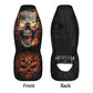 Flaming skull Car Seat Cover car mat Halloween skull seat cover mat ghost car seat protector cover Gothic mat skeleton car mat seat covers