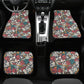 Flower Sugar skull Seat Covers for car mat flower skull car seat protector rose Mexican skull car mat candy skull car accessories seat cover