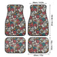 Flower Sugar skull Seat Covers for car mat flower skull car seat protector rose Mexican skull car mat candy skull car accessories seat cover