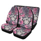 Flower Sugar skull Seat Covers for car mat flower skull car seat protector rose Mexican skull car mat candy skull car accessories seat cover