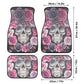 Flower Sugar skull Seat Covers for car mat flower skull car seat protector rose Mexican skull car mat candy skull car accessories seat cover