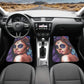 Girl Sugar skull Car Seat Covers car mat flower skull car seat protector rose Mexican skull car mat candy skull car accessories seat cover