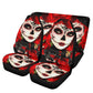Girl Sugar skull Car Seat Covers car mat flower skull car seat protector Mexican skull girl car mat candy skull car accessories seat cover