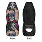 Sugar skull girl car seat cover, Sugar skull Car Seat Covers car mat flower skull car seat protector candy skull car accessories seat cover