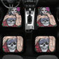 Sugar skull girl car seat cover, Sugar skull Car Seat Covers car mat flower skull car seat protector candy skull car accessories seat cover