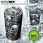 No see no hear no speak skull tumbler, Halloween cup mug tumbler, grim reaper skull tumbler mug cup, see no hear no speak no skull cup mug