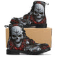 Motorcycle biker skull grim reaper boots for men women, Gothic boots for biker, skeleton boots, Horror grim reaper leather skull boots shoes