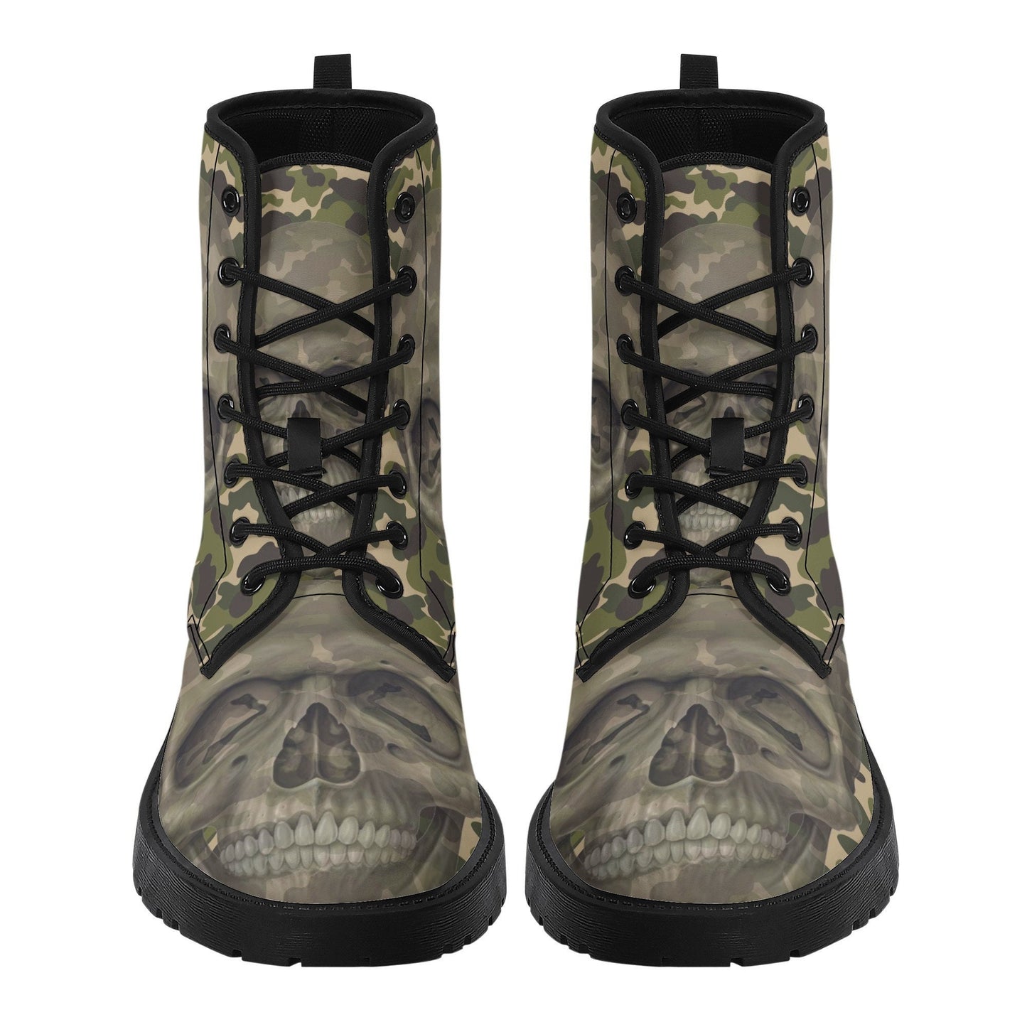 Military skull grim reaper boots for men women, Halloween skull gothic women boots skeleton boots, grim reaper leather skull boots for men