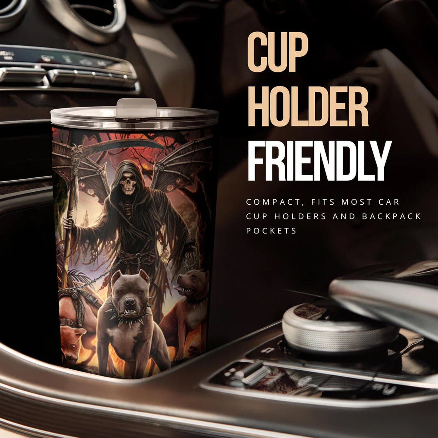 Floral skull tumbler, flower skull cup mug tumblr skull rose skull  travel tumbler Gothic skull mug tumbler skull mug grim reaper gothic mug