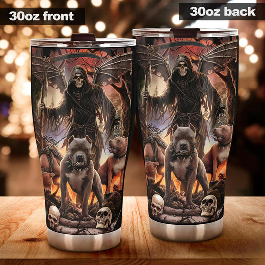 Floral skull tumbler, flower skull cup mug tumblr skull rose skull  travel tumbler Gothic skull mug tumbler skull mug grim reaper gothic mug