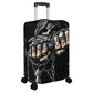 Game over skull luggage cover, skull death suitcase cover, Gothic luggage suitcase covers you're next skull suitcase luggage protector cover