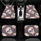 Sugar skull car seat cover, Candy skull Car Seat Covers car mat Mexico skull car seat protector candy skull accessories seat cover for car