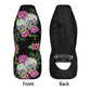 Sugar skull Flower car seat cover, Sugar skull Seat Covers for car, skull car seat protector mat Mexican skull car accessories seat cover