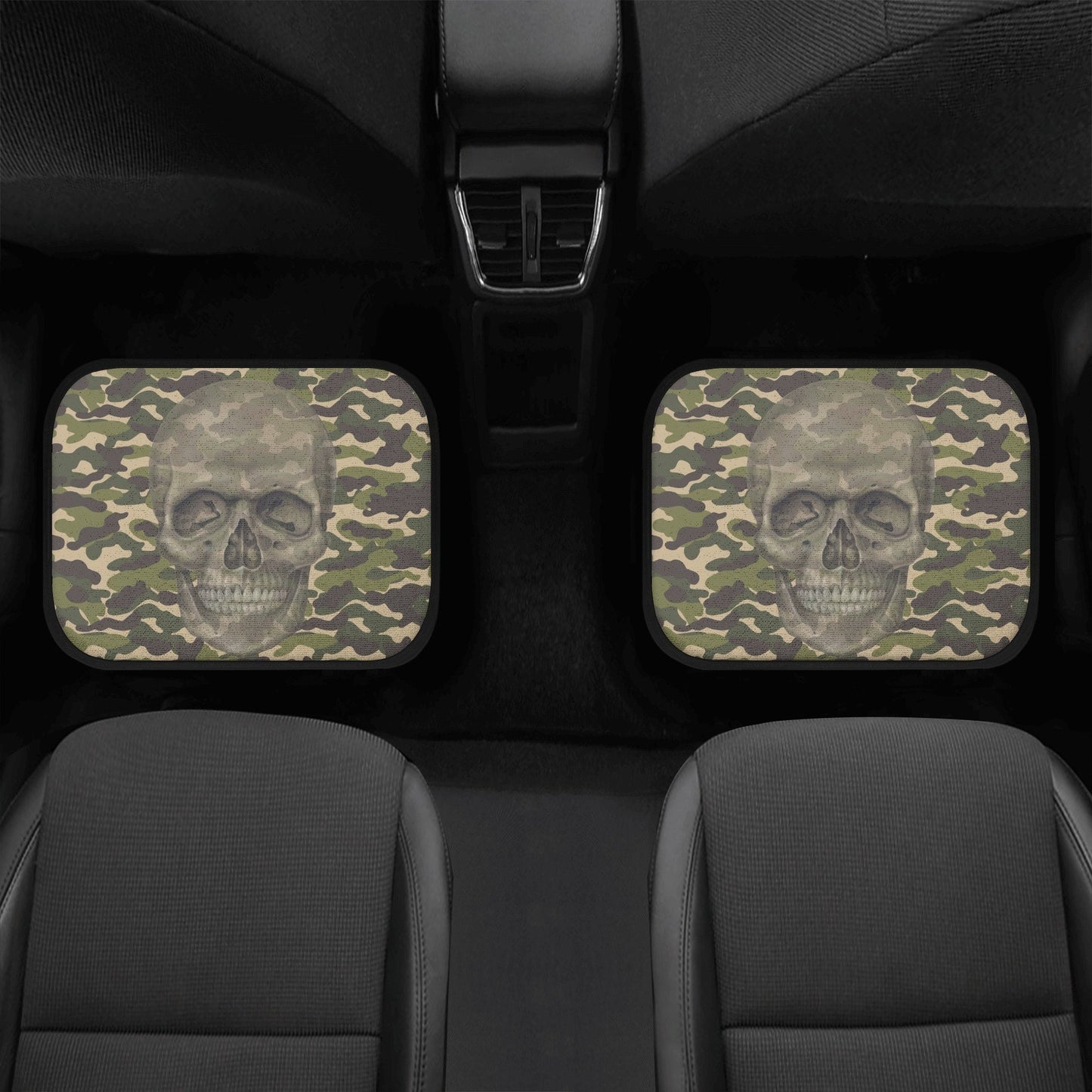 Skull Car Seat Cover car mat full set, Halloween car seat cover mat, Gothic  skull car mat, skeleton gothic skull mat seat protector for car