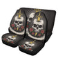 Sword Skull Car Seat Cover car mat full set, Gothic seat cover mat for car, skull car mat, skeleton gothic skull mat seat protector for car