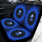 Gothic Skull Car Seat Cover car mat full set, Grim reaper skull seat cover mat for car Flaming skull gothic car seat cover Halloween car mat