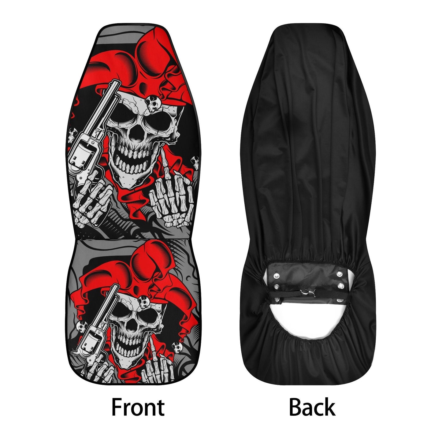 Gothic Skull Seat Cover for car skull mat for car Skeleton skull seat cover mat for car Horror skull car seat cover, skull mat cover for car